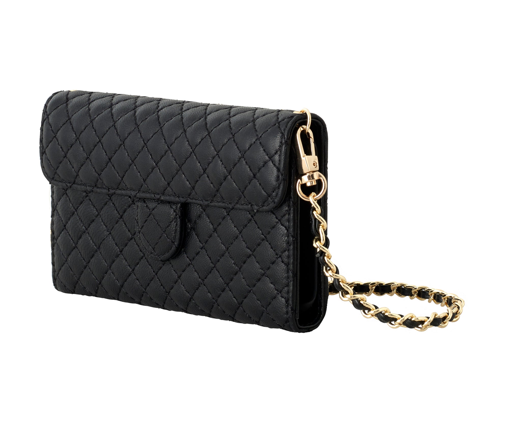 CrossBody Bag with Phone Case - Quilted - Classic Black - Free State Accessories