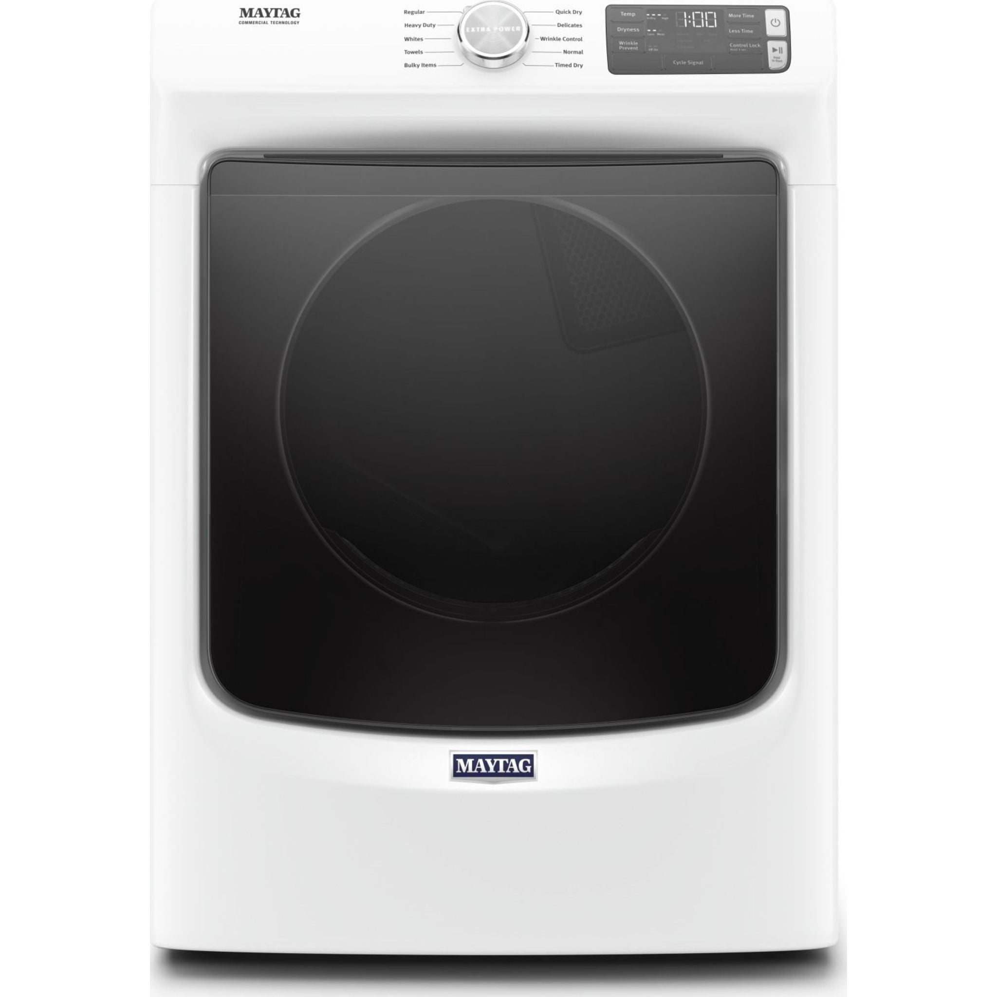 Maytag Gas Dryer (MGD5630HW) - White - Modern product image