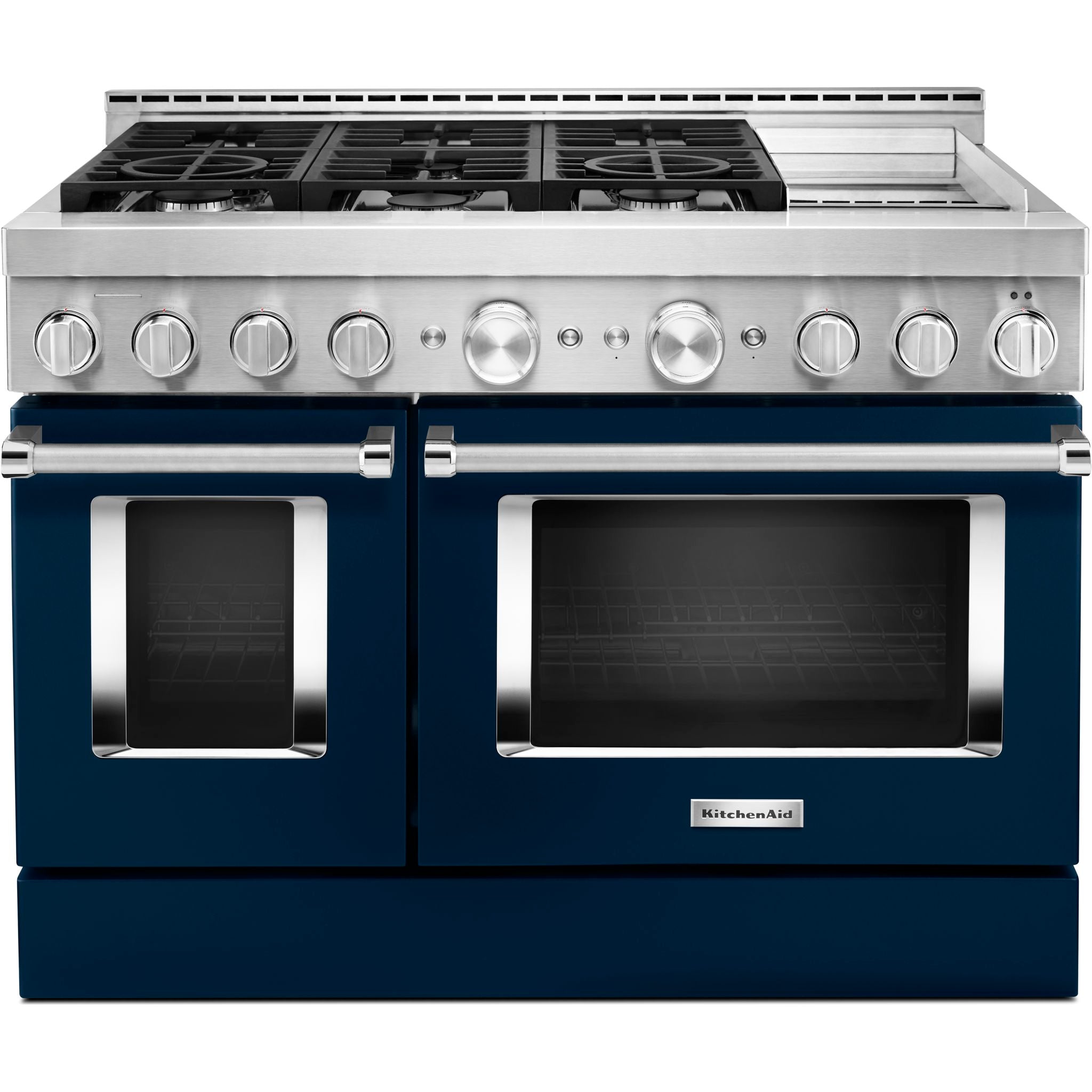 KitchenAid Gas Range (KFGC558JIB) - Ink Blue - Modern product image