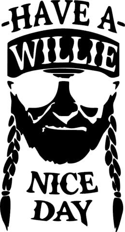 Have A Willie Nice Day On Black Free Photos