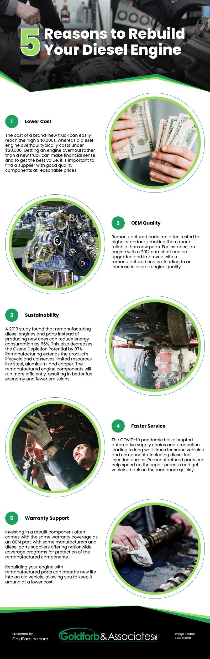 5 Reasons to Rebuild Your Diesel Engine Infographic