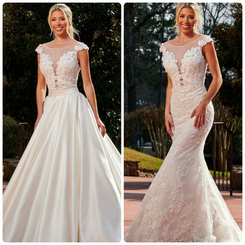 Enchanting Elegance: The Rise of Dreamy Illusion Necklines for a  Breathtaking Bridal Look!