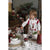 Konyharuha Karácsonyi pamut konyharuha szarvasos, magyal mintás, 50x70cm Holly Christmas