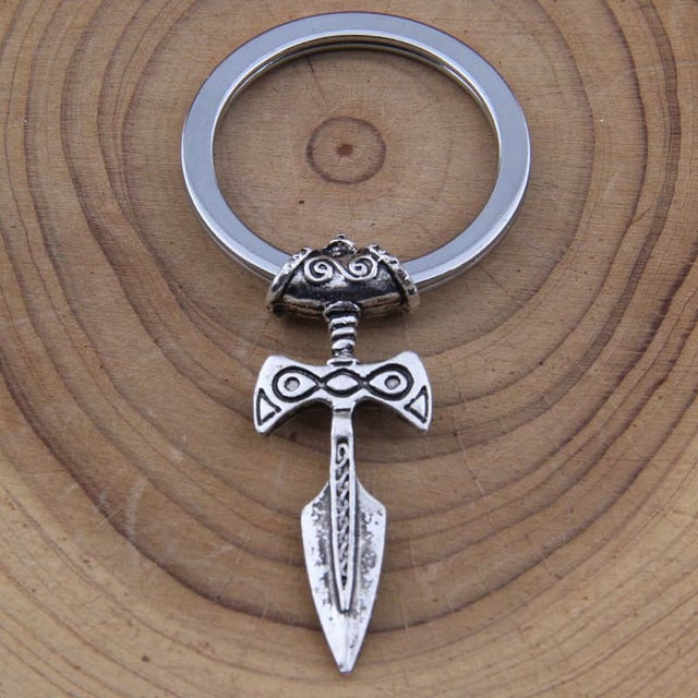 Viking/ Norse Talisman Sword Zinc Key Chain Copper Black Silver or Bro ...