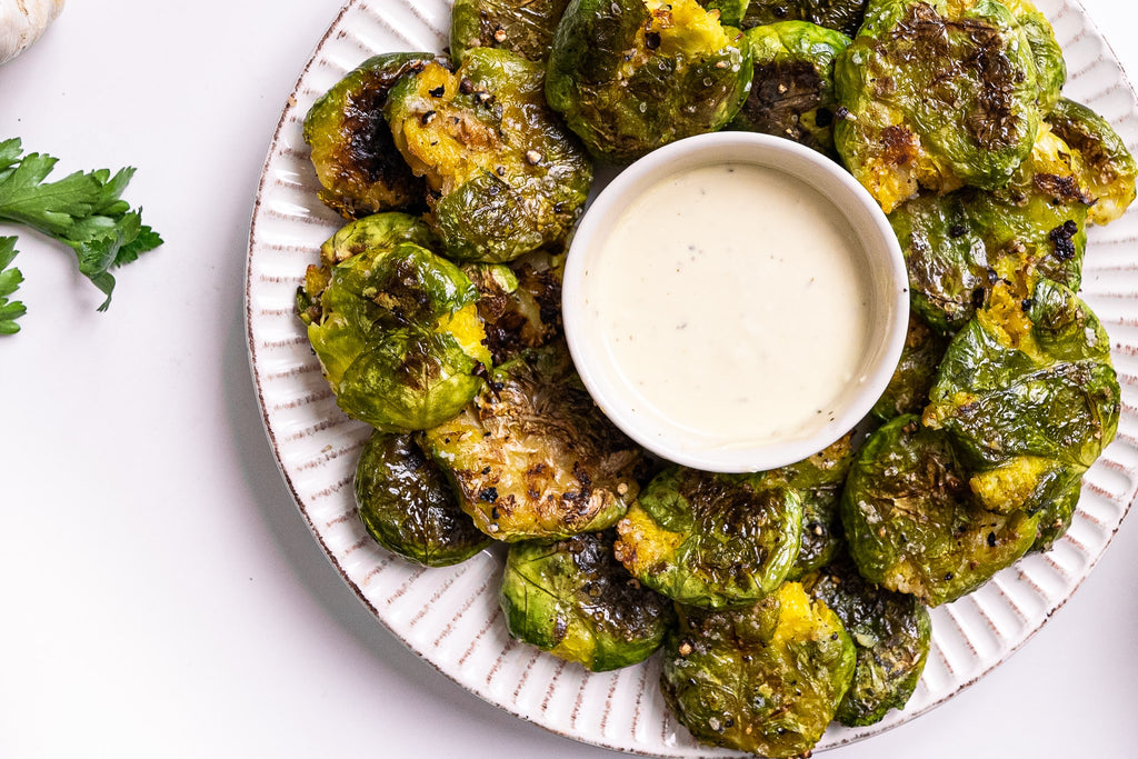 Smashed Brussels Sprouts