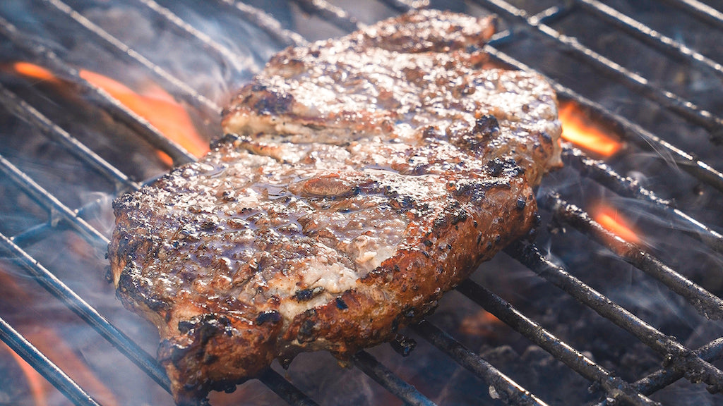 reverse seared steak