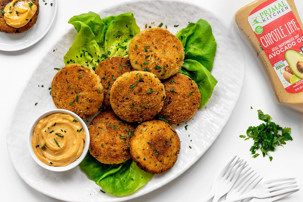 Crab Cakes with Chipotle Lime Mayo