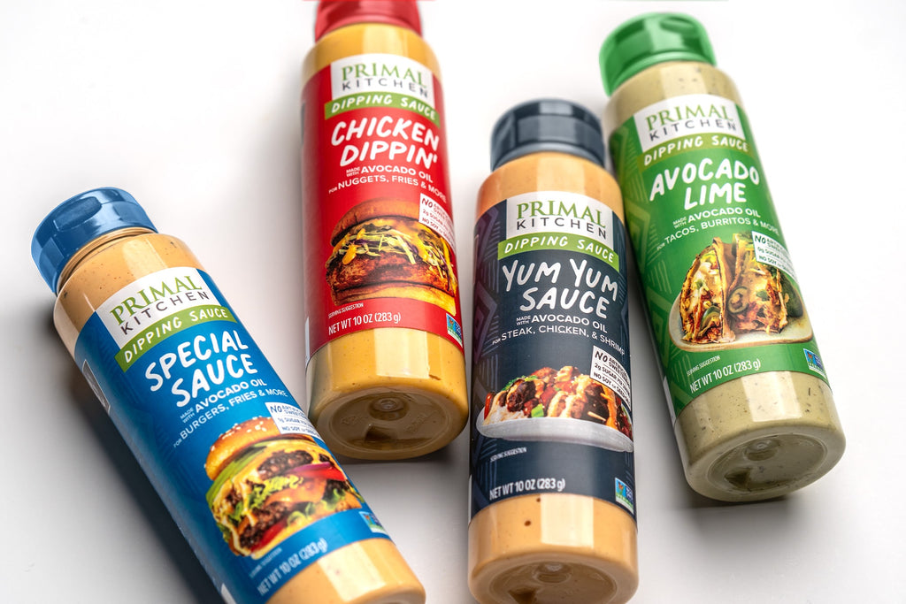 Four Bottles of Primal Kitchen Dipping Sauces