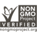 Non-GMO Project Verified logo is shown.