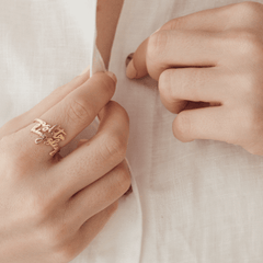 Custom Double Signature Ring