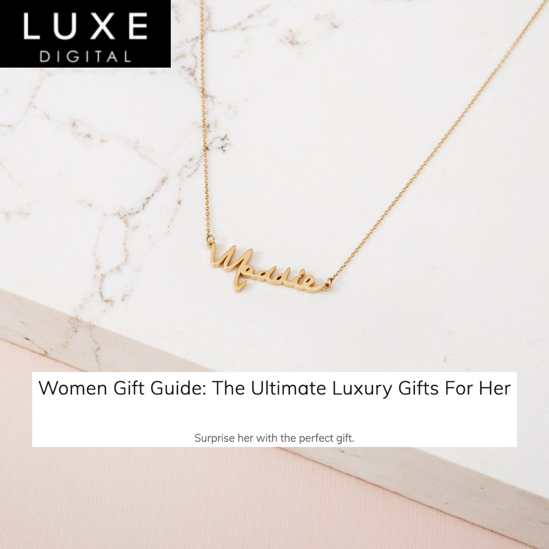Capsul Custom Signature Necklace, Luxe Digital Women Gift Guide