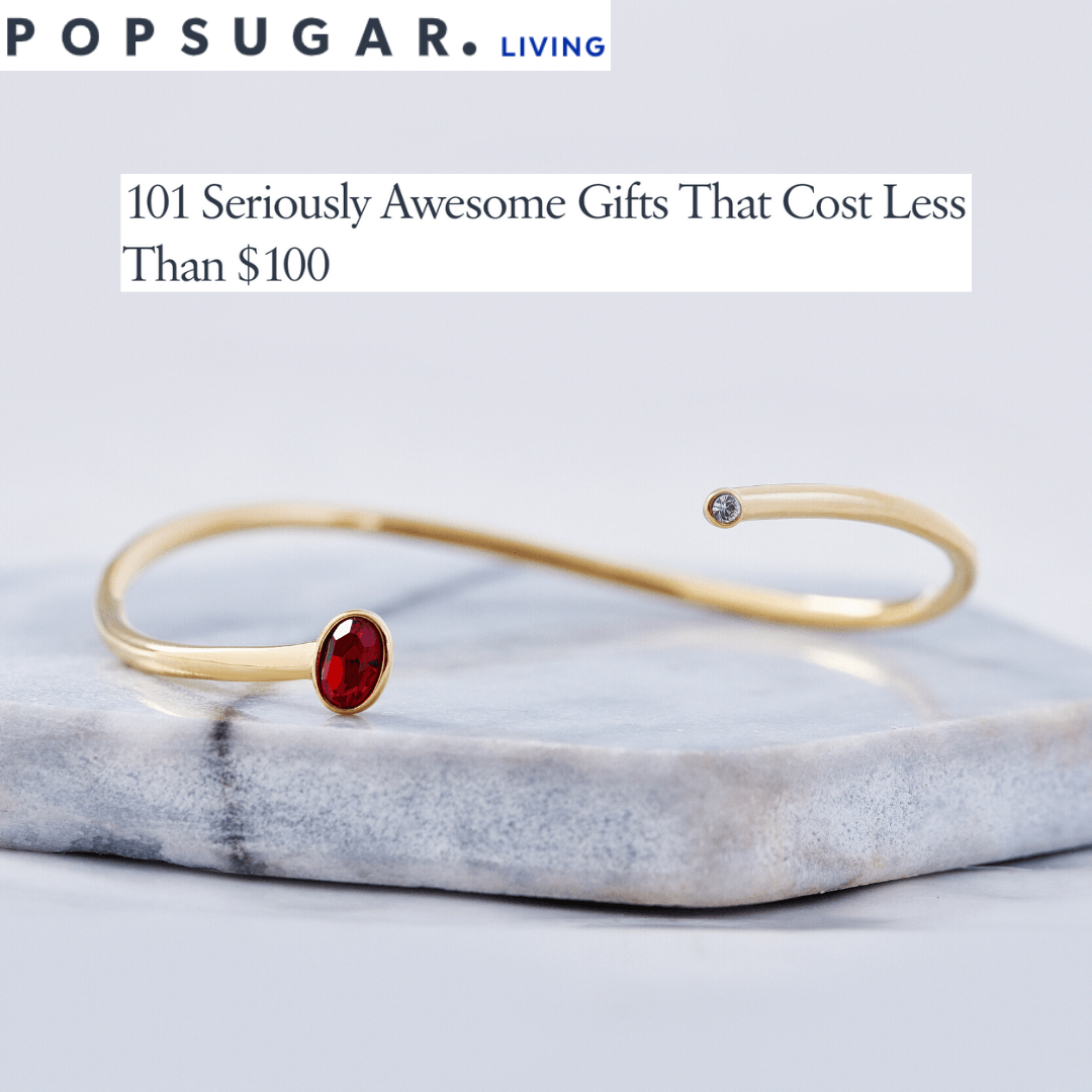 Popsugar chooses Capsul Birthstone Cuffs