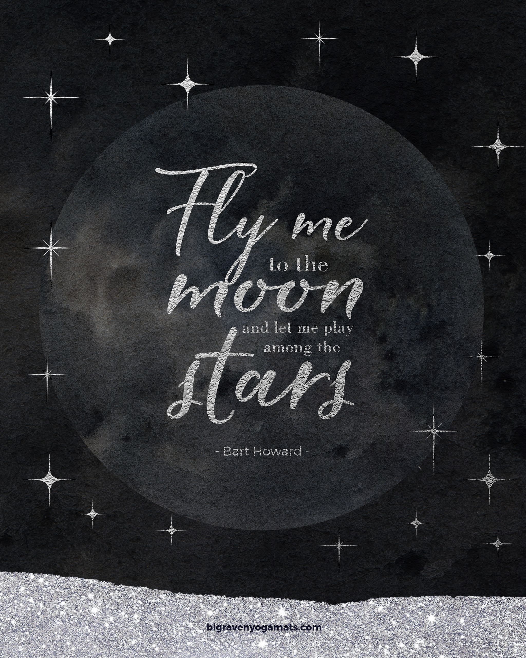 Quote: Fly me to the moon and let me play among the stars. Bart Howard