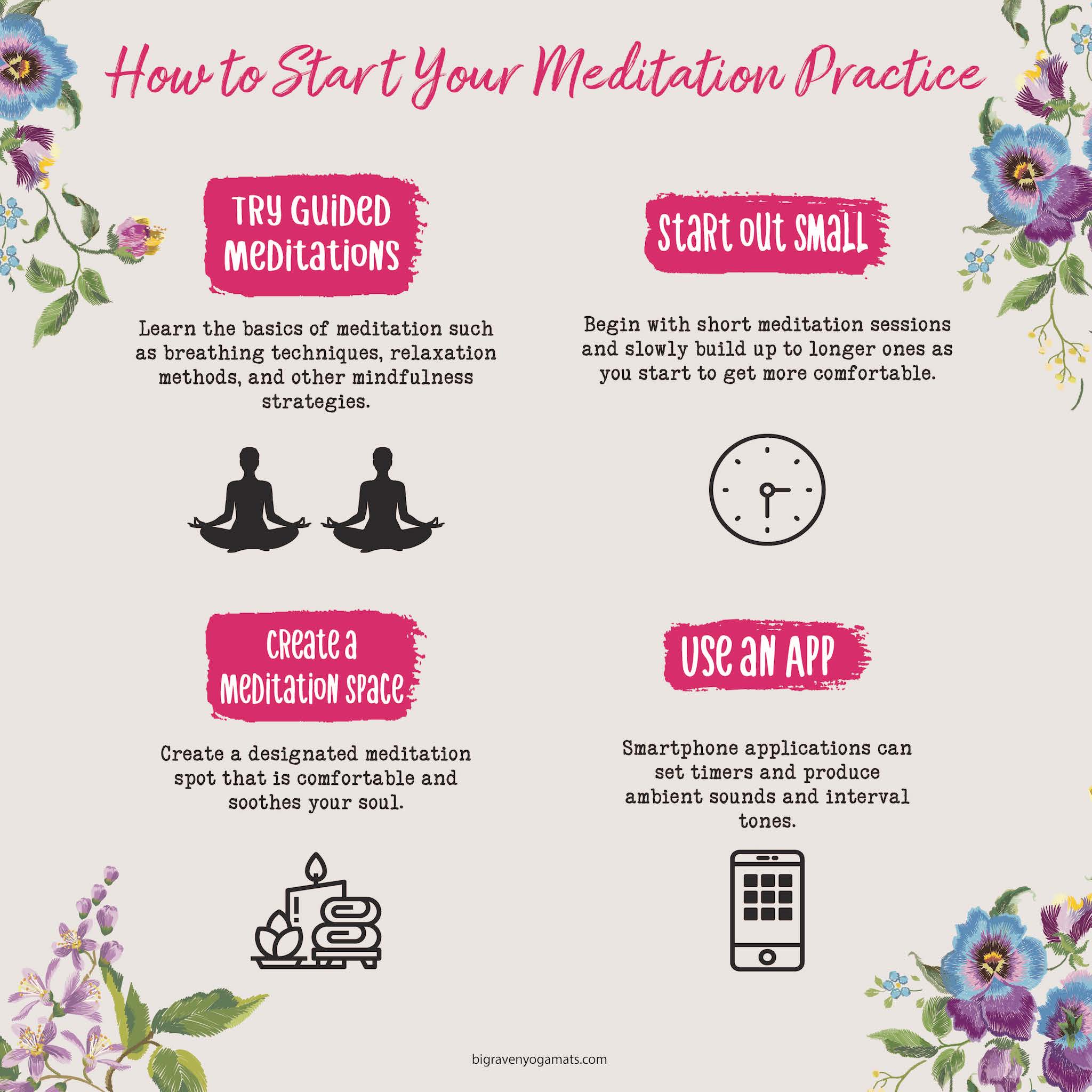 Infographic: How to Start Your Meditation Practice