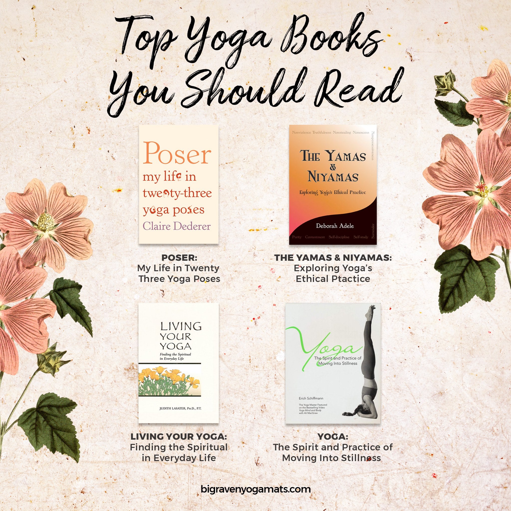 Infographic: Top Yoga Books You Should Read (Listed Below)