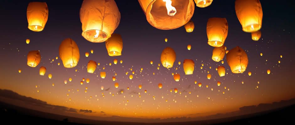 Photo of Chinese Sky Lanterns