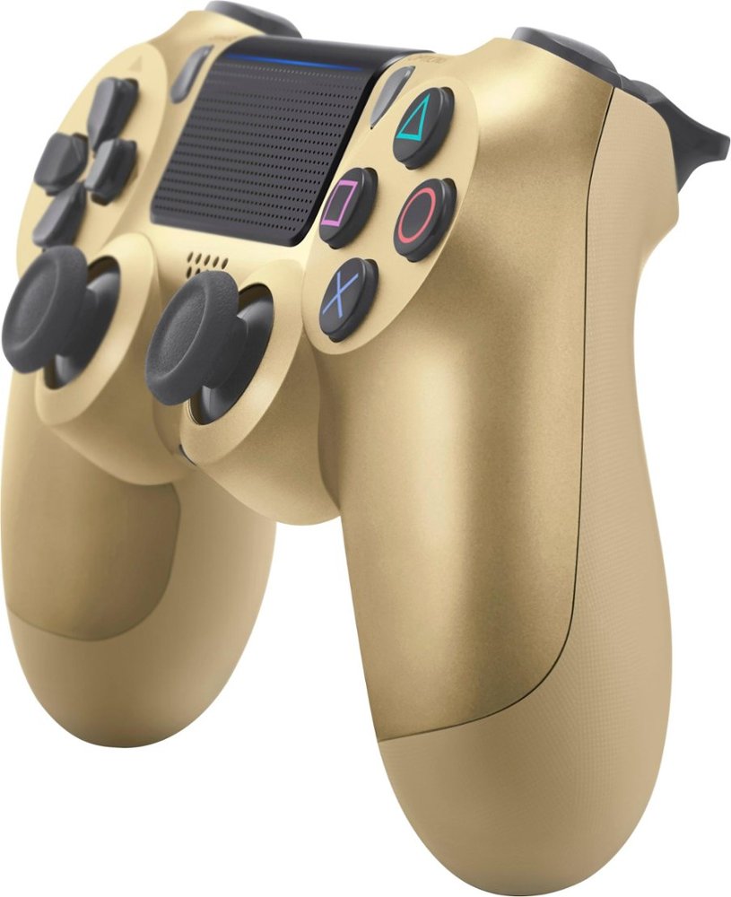 gold dualshock ps4 controller