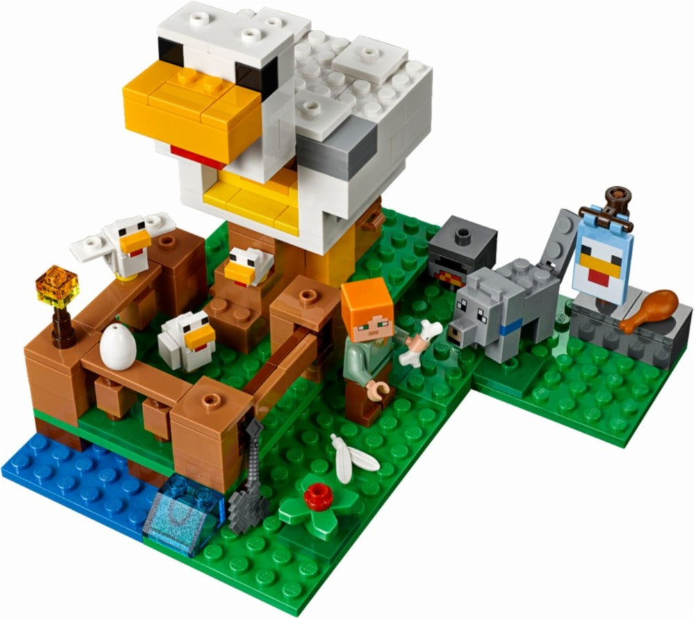 lego minecraft chicken coop