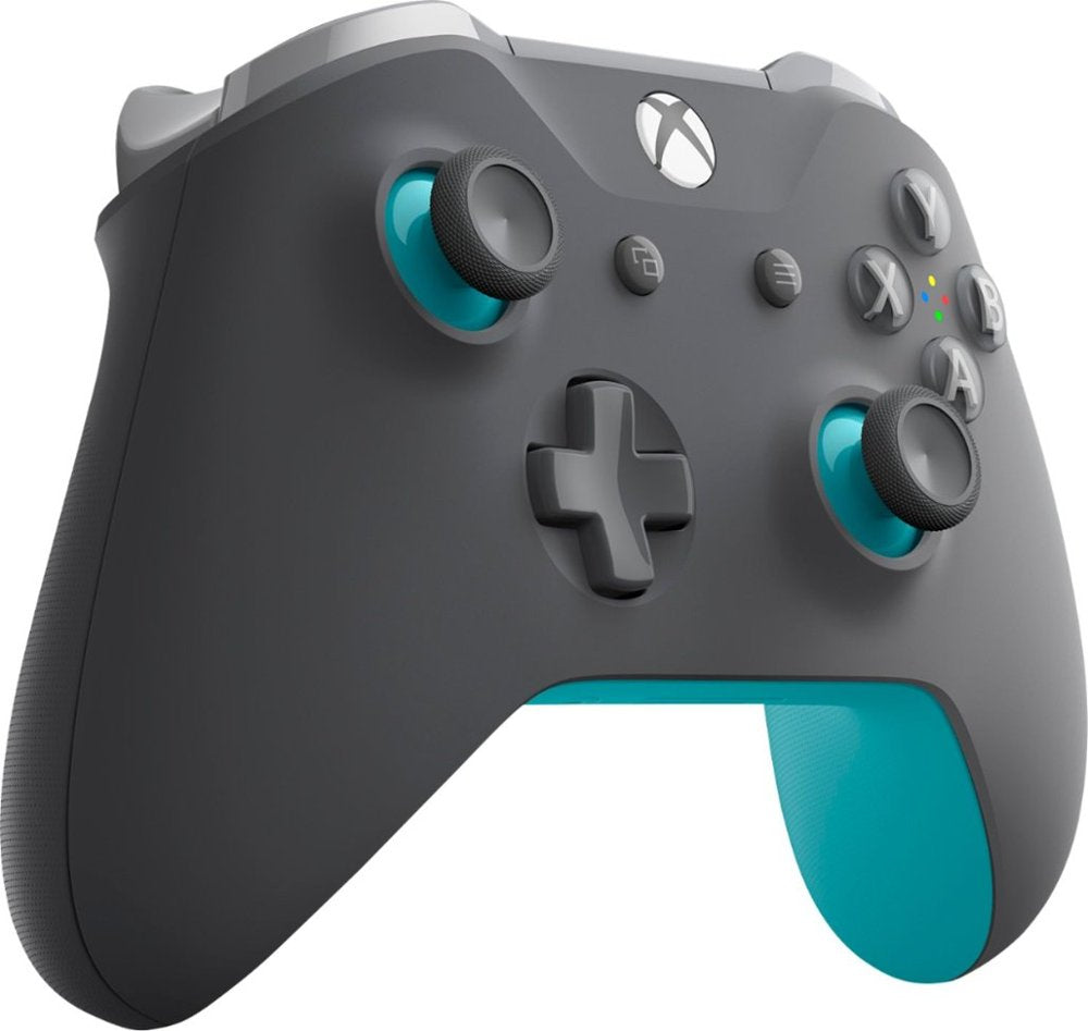 xbox one blue and grey controller