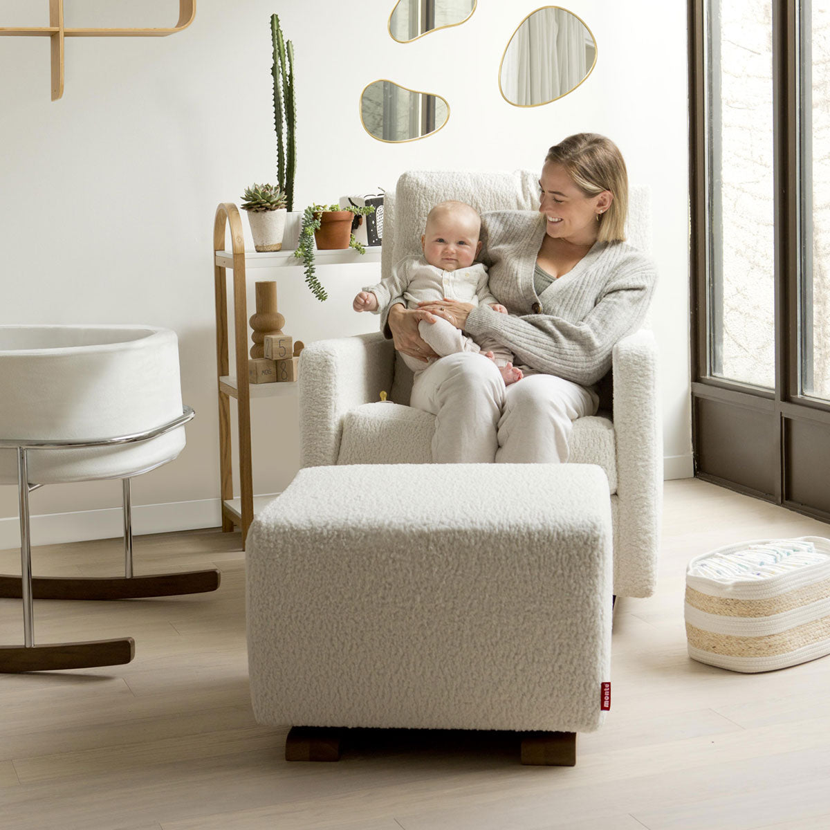 Boucle Foot Stool, Nursery