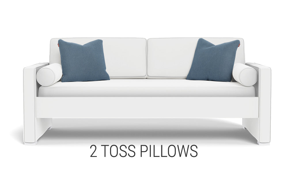 2 Toss Pillows, Daybed Sofa Accessories