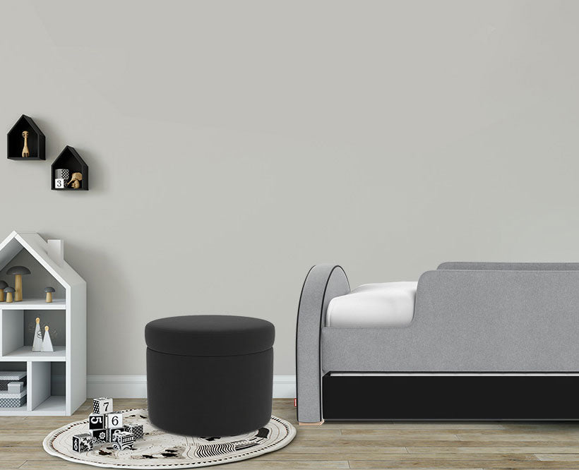 Complete your Space with the Round Storage Ottoman