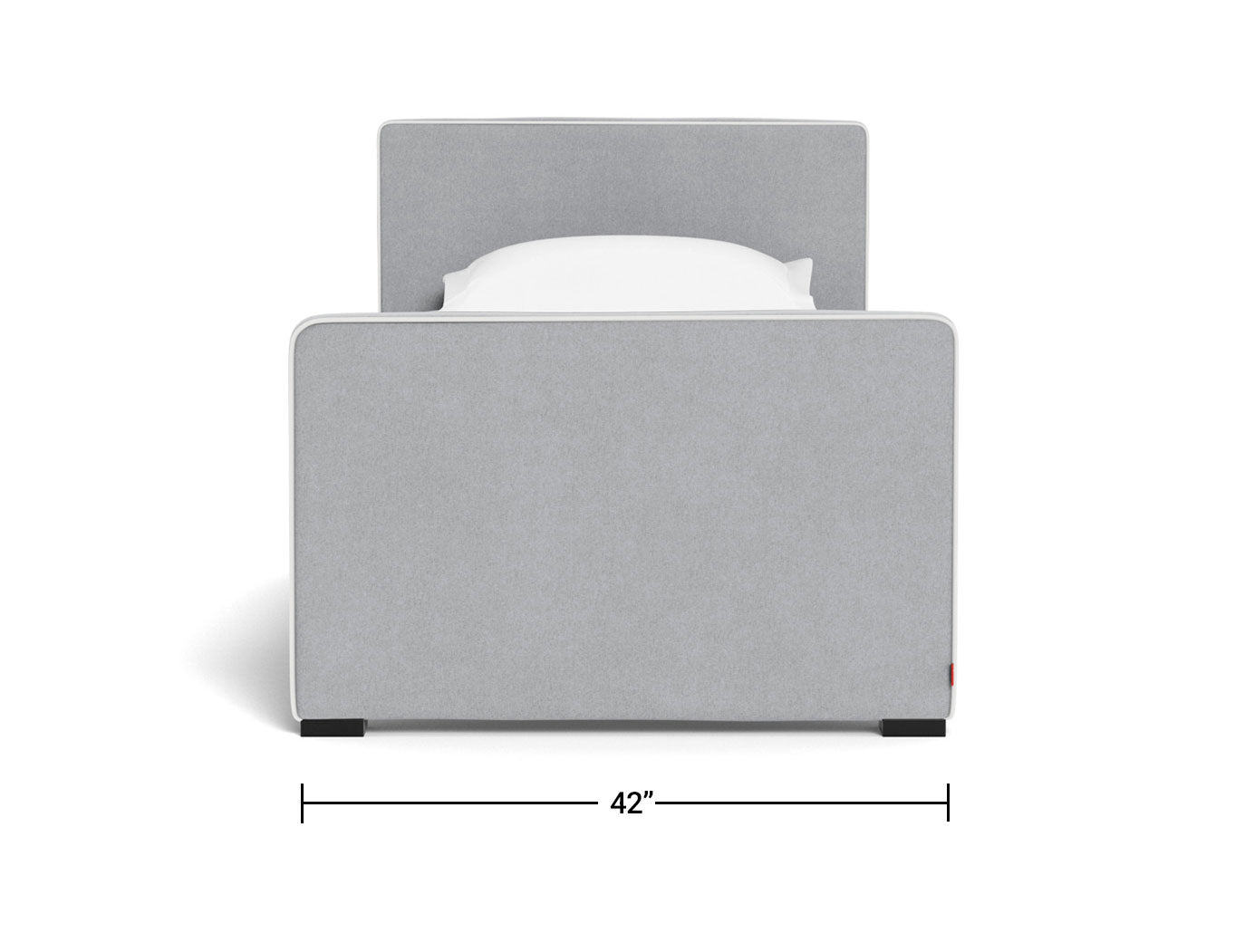 Twin Bed Dimensions Front View