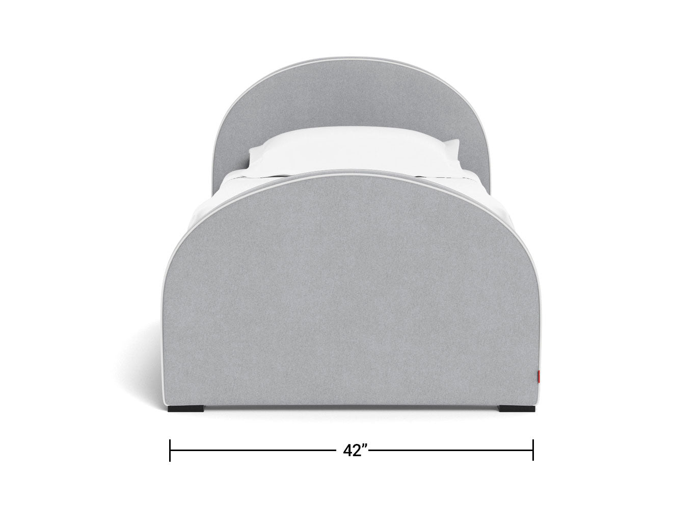 Luna Twin Bed Dimensions front view