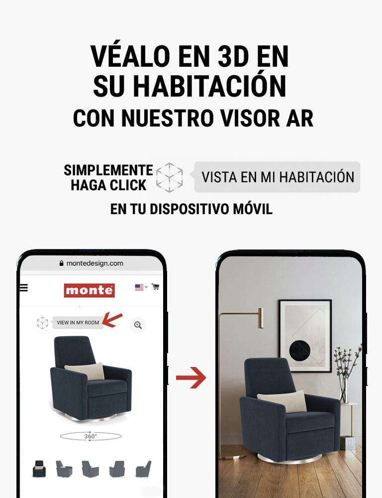 Monte AR - vea los productos Monte en 3D en su habitación con nuestro visor AR