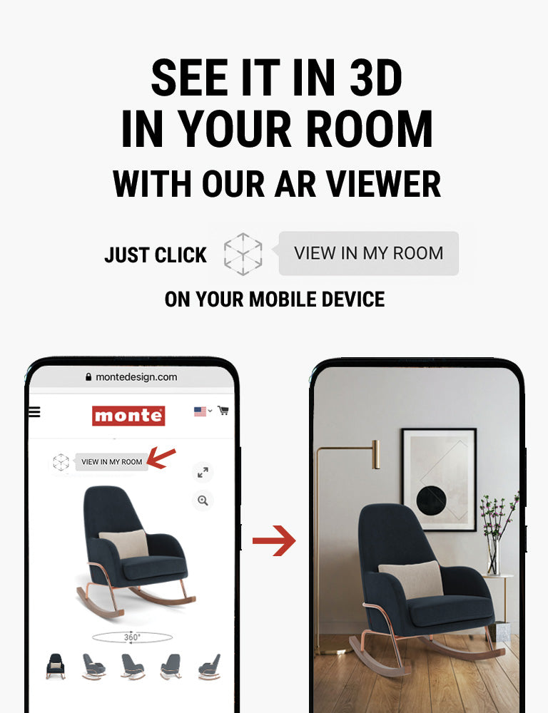 Monte AR - see Monte Jackson Rocker in 3D in your room with our AR viewer