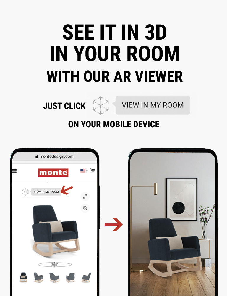 Monte AR - see Monte Joya Rocker in 3D in your room with our AR viewer