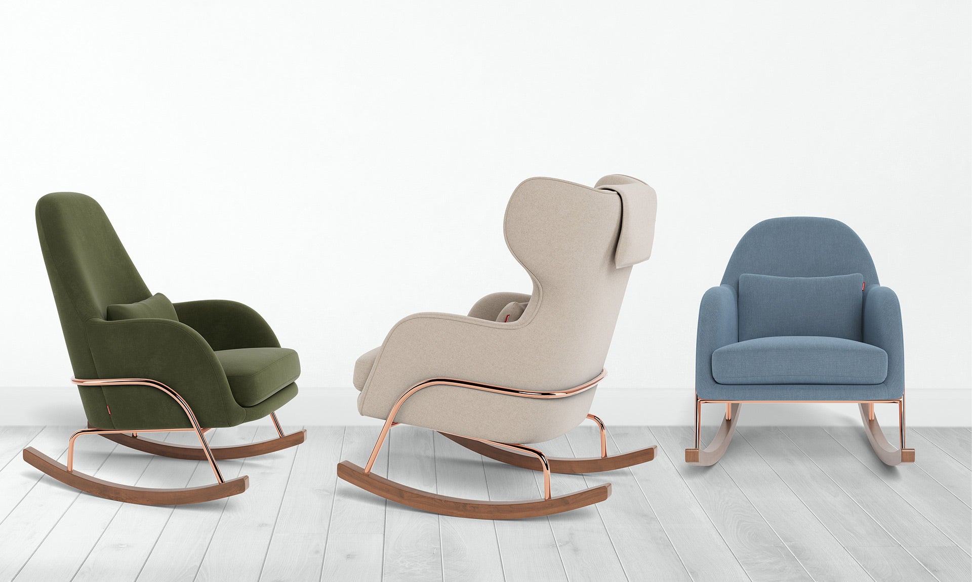 Modern Jackie, Jackson and Grand Jackson Rocker for your Nursery