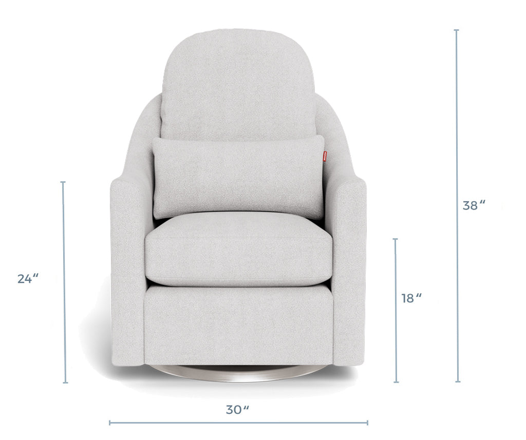 Chaise d'enfant moderne - Nessa Glider Dimensions Vue de face