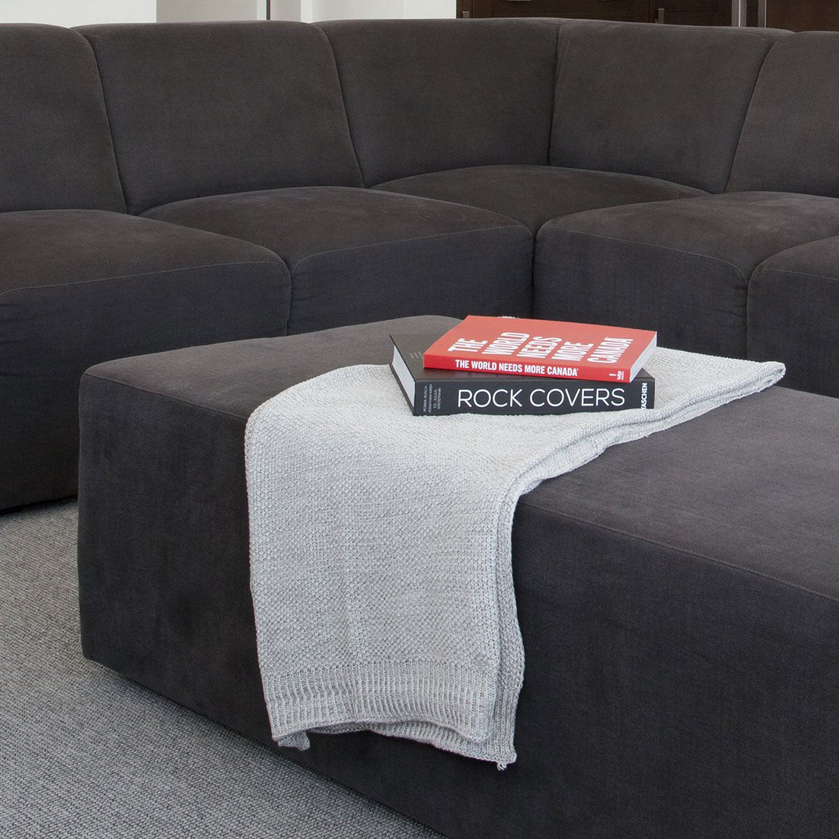 The Bruce Sofa & Sectional Collection plus Bruce Ottoman