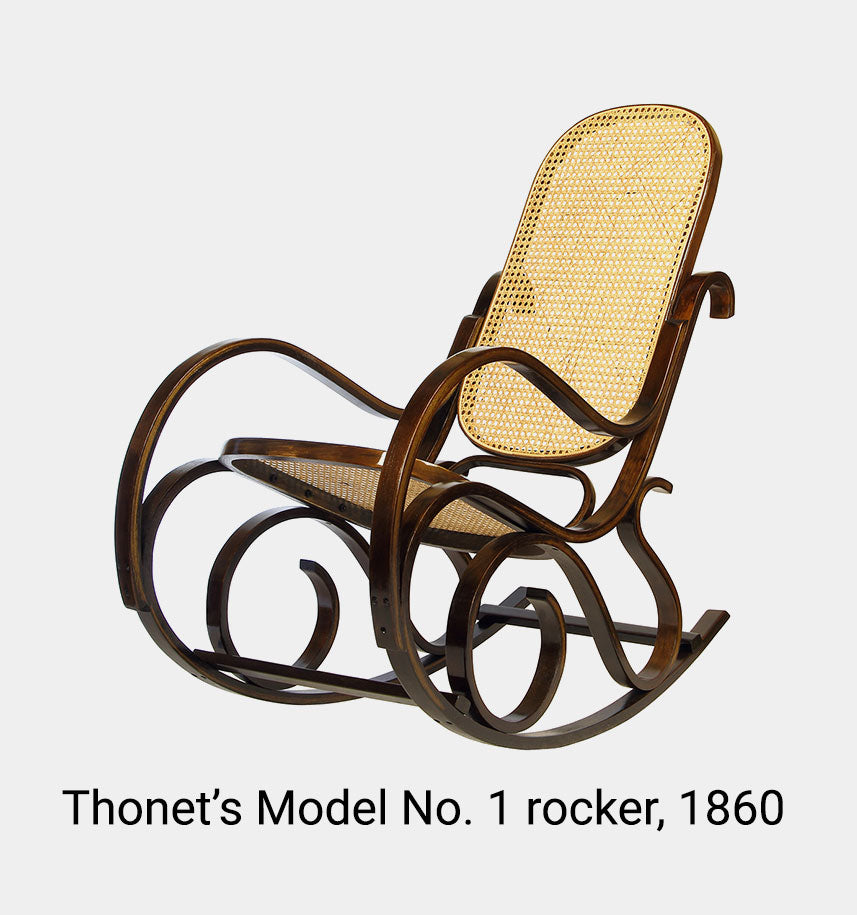 Thonet’s Model No. 1 rocker, 1860