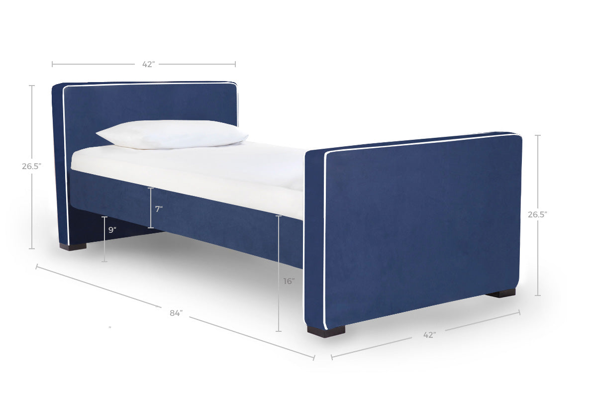 Daybed with Trundle | Modern Twin or Full Daybed by Monte