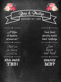 Love Quotes Chalkboard Printed Backdrop - C0179
