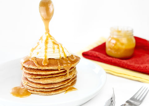 Butterbeer Protein Pancakes – Flourish