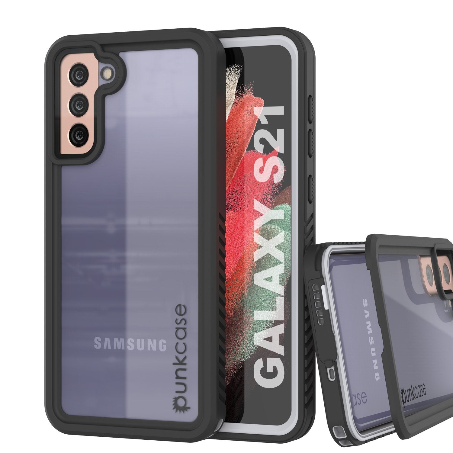Galaxy S21 Water/Shock/Snow/dirt proof [Extreme Series] Punkcase Slim Case [White]