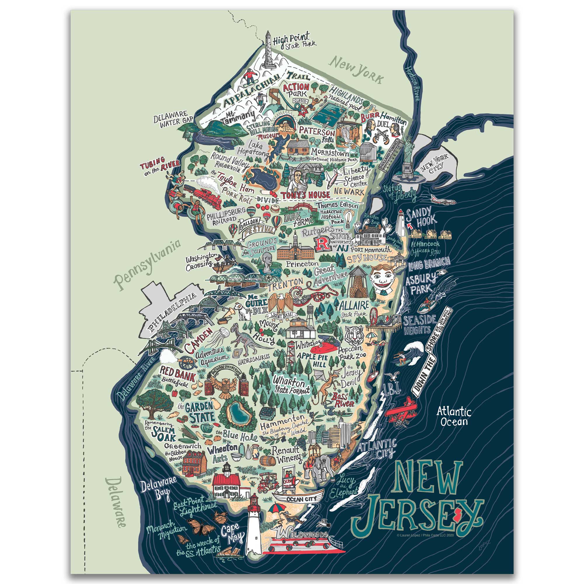 New Jersey Maps & Facts - World Atlas