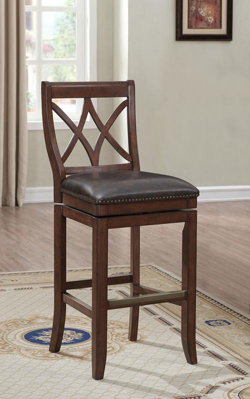 American Heritage Billiards 126180 Hadley Counter Height Stool In Sable