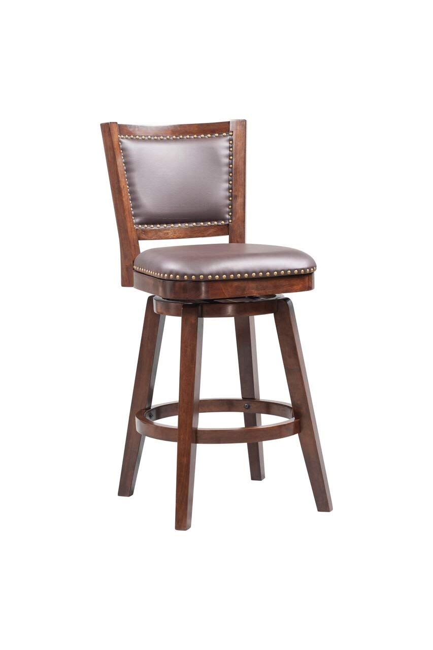 Boraam Broadmoor Swivel Barstool, Multiple Sizes and Colors