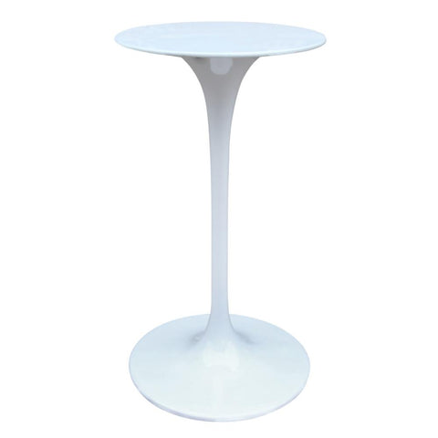Fine Mod Imports FMI9236-white Flower Bar Table, White
