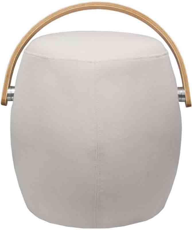 Mod Made Mm-sw10001-beige Bucket Stool Chair With Handle