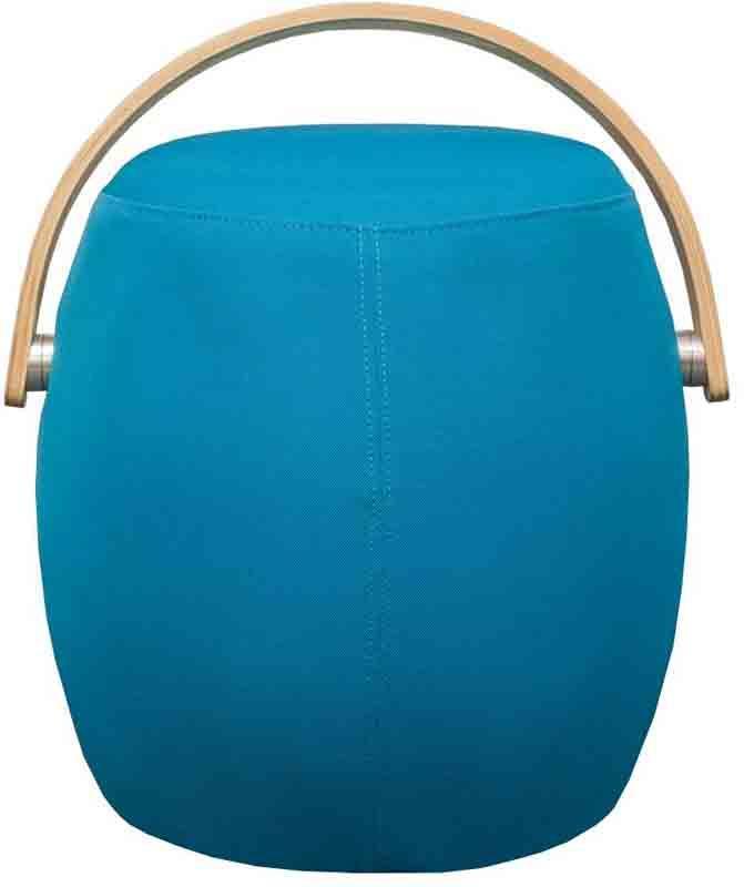 Mod Made Mm-sw10001-blue Bucket Stool Chair With Handle