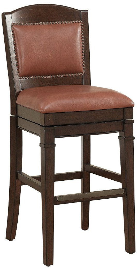 American Heritage Billiards 130117 Artesian Bar Height Stool In Crimson