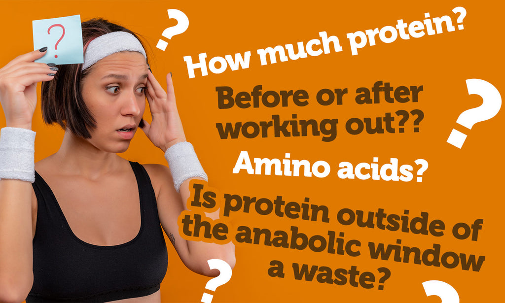 How much protein should we eat? Is it best to have protein before or after a workout? Do we still get the benefit of protein outside of the anabolic window? How can I meet my protein goals without eating so many animtal products? Are all nine essential amino acids necessary in order for my protein to build muscles and nourish my body?