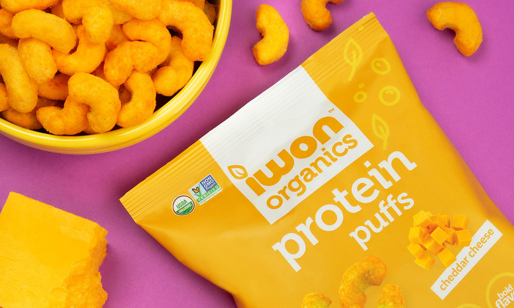 IWON Organics Cheddar Cheese Protein Puffs