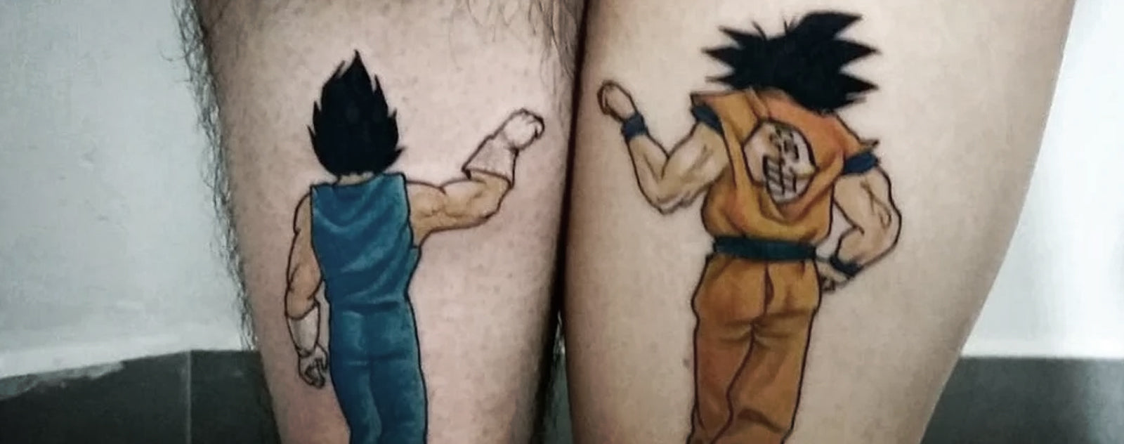 Tatuaje de Vegeta y Goku