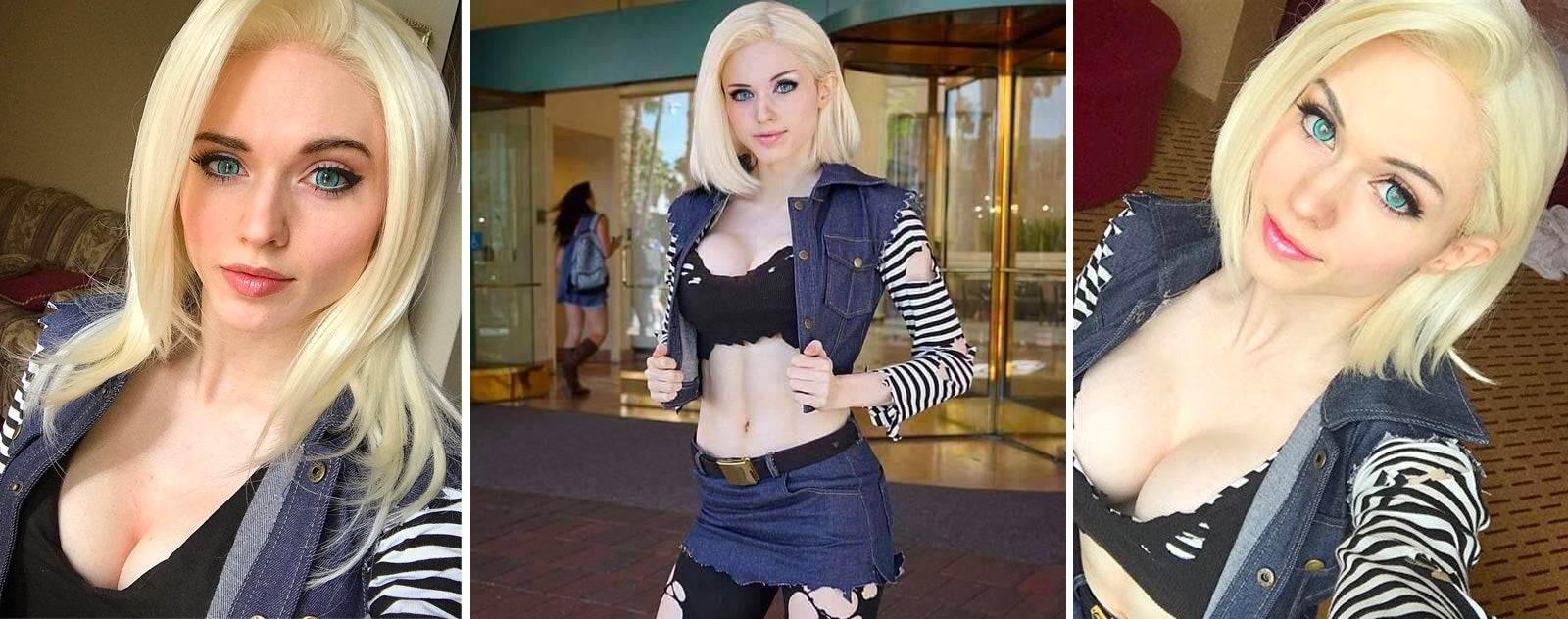 Cosplay Android 18 Amouranth